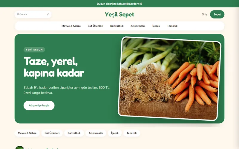 Lezzet teması önizleme
